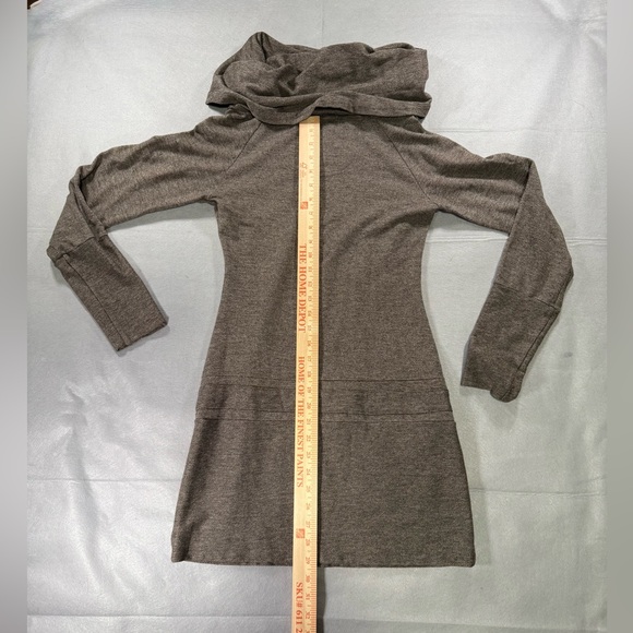 Nomad Taupe Cowl Neck Sweater Dress - Picture 5 of 5